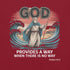 God Provides a Way Christian Bible Verse T-Shirt
